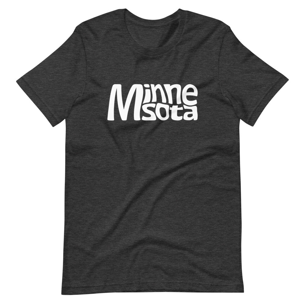 Warped Text Minnesota T-Shirt - Unisex - Ope Life