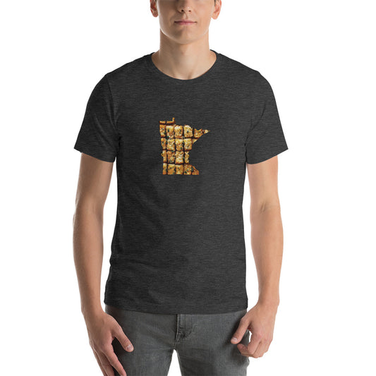 Minnesota Hotdish T-shirt - Dark Grey Heather / S - Ope Life