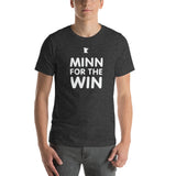 Minn For The Win - Minnesota Unisex T-Shirt - Dark Grey Heather / XS - Ope Life
