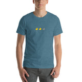 Duck Duck Gray Duck - Minnesota Men's/Unisex T-Shirt - Heather Deep Teal / S - Ope Life
