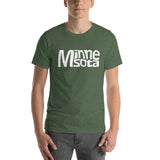 Warped Text Minnesota T-Shirt - Unisex - Heather Forest / S - Ope Life