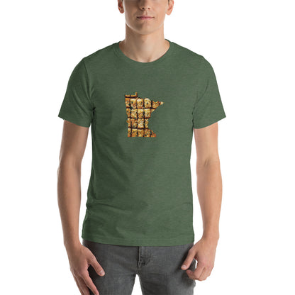 Minnesota Hotdish T-shirt - Heather Forest / S - Ope Life