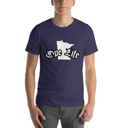Minnesota "Ope Life" Gangster T-Shirt - Heather Midnight Navy / XS - Ope Life
