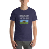When I See Cows I Make An Announcement To The Rest Off The Car That I See Cows Unisex T-Shirt - Heather Midnight Navy / S - Ope Life