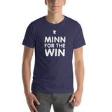 Minn For The Win - Minnesota Unisex T-Shirt - Heather Midnight Navy / XS - Ope Life