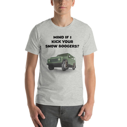 Mind If I Kick Your Snow Boogers Unisex T-Shirt - Athletic Heather / XS - Ope Life