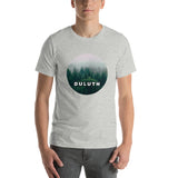 Circle Forest Duluth Minnesota Unisex T-Shirt - Athletic Heather / XS - Ope Life