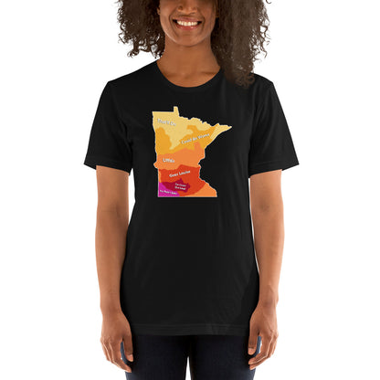 Minnesota Slang Weather Map T-shirt (Unisex) - Ope Life