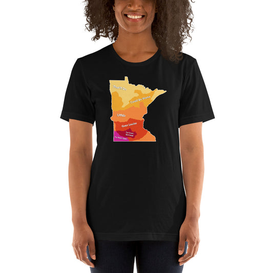 Minnesota Slang Weather Map T-shirt (Unisex) - Ope Life