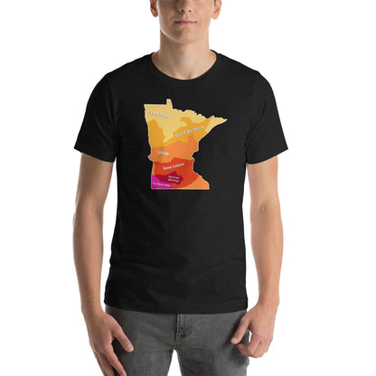 Minnesota Slang Weather Map T-shirt (Unisex) - Ope Life