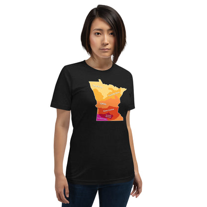 Minnesota Slang Weather Map T-shirt (Unisex) - Ope Life