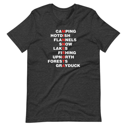 Outdoorsy Minnesota Wordplay Unisex T-Shirt - Ope Life