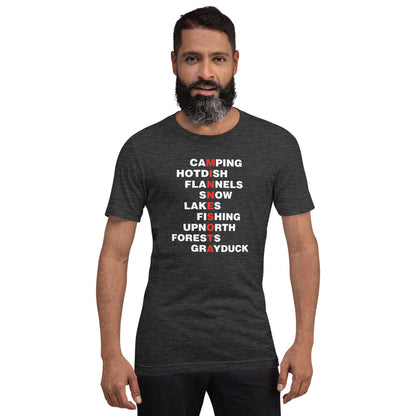 Outdoorsy Minnesota Wordplay Unisex T-Shirt - Ope Life