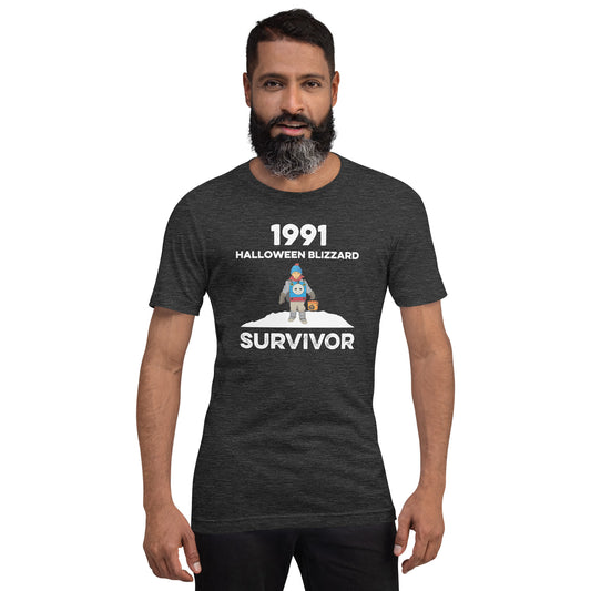 1991 Halloween Blizzard Survivor - Unisex T-Shirt - Ope Life