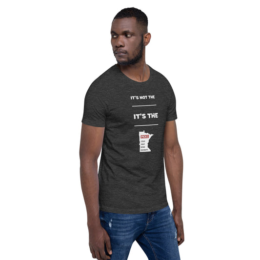 It's Not The Heat/Cold It's The Humidity/Wind Minnesota Weather T-Shirt (Unisex) - Ope Life