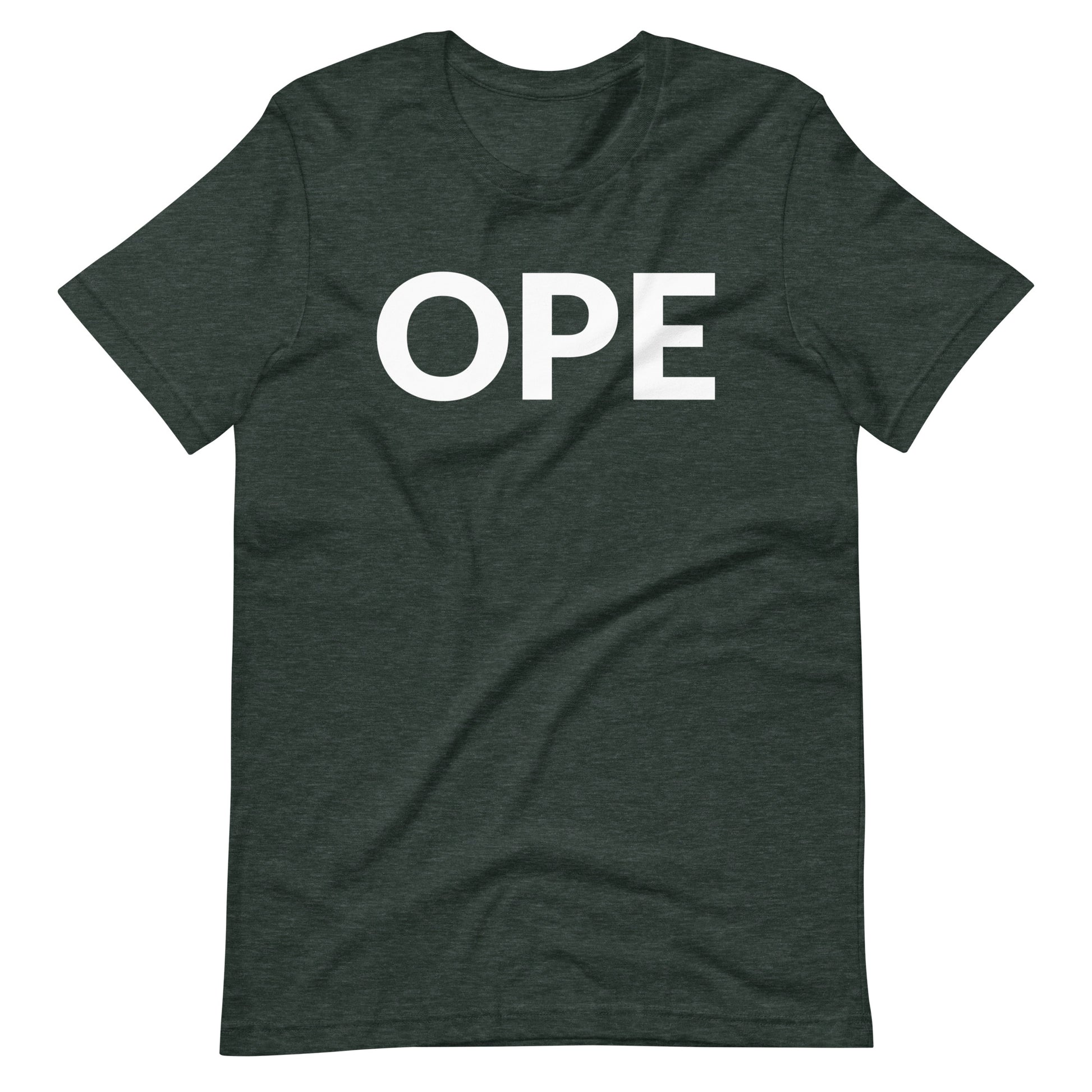 Ope, let me just sneak past you there (front/back) Unisex T-Shirt - Ope Life