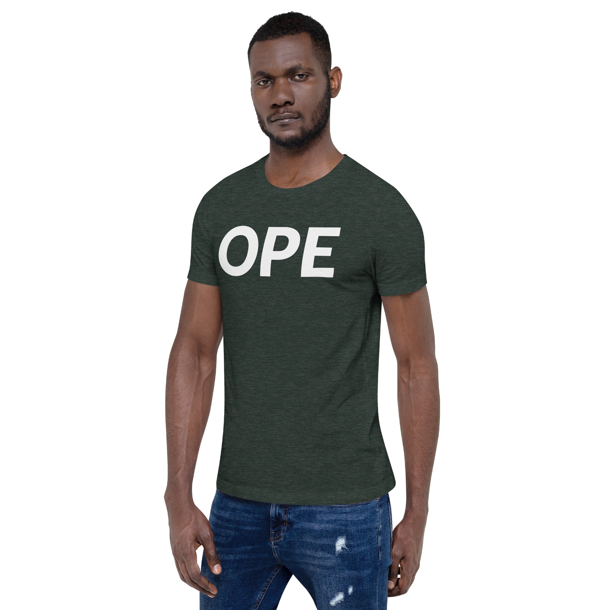 Ope, let me just sneak past you there (front/back) Unisex T-Shirt - Ope Life