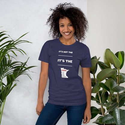 It's Not The Heat/Cold It's The Humidity/Wind Minnesota Weather T-Shirt (Unisex) - Ope Life