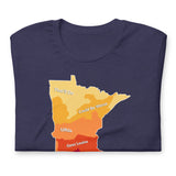Minnesota Slang Weather Map T-shirt (Unisex) - Ope Life