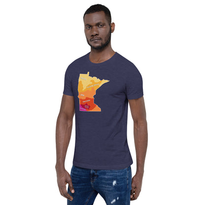 Minnesota Slang Weather Map T-shirt (Unisex) - Ope Life