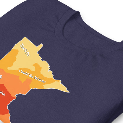 Minnesota Slang Weather Map T-shirt (Unisex) - Ope Life