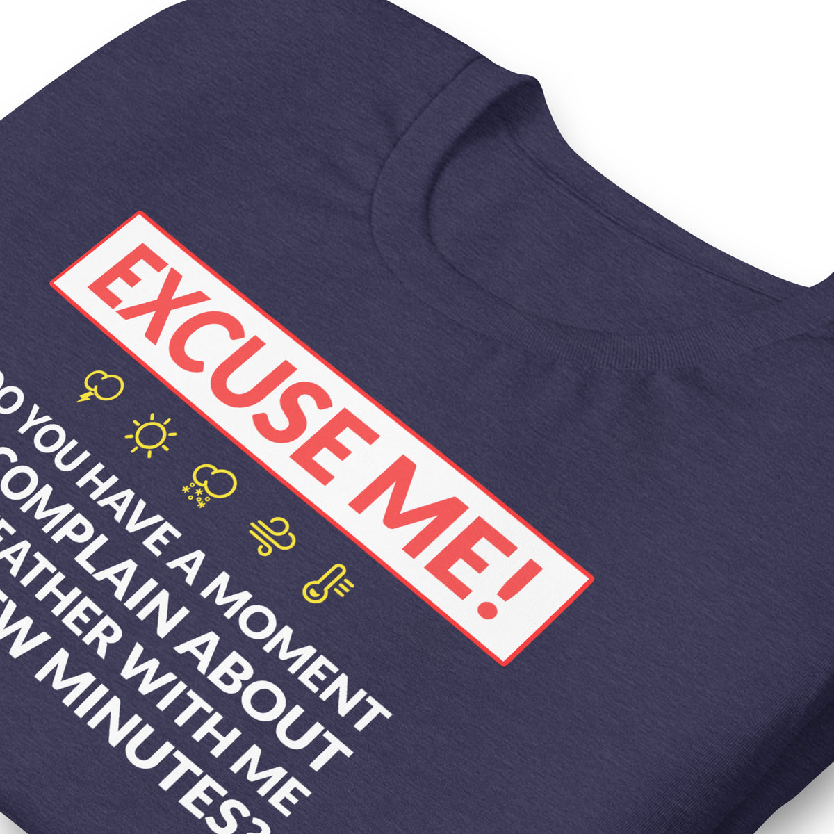Excuse Me - Do You Have a Moment To Complain About The Weather - Unisex T-Shirt - Ope Life