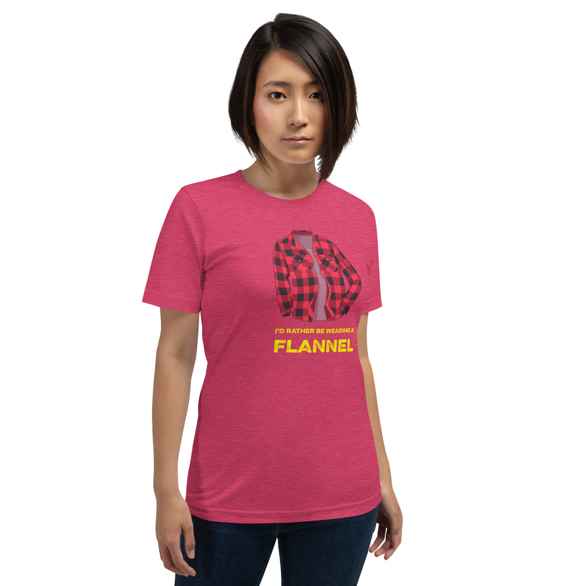 I'd Rather Be Wearing a Flannel - Unisex T-Shirt - Ope Life