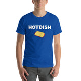 Hotdish Short-Sleeve Unisex T-Shirt - Minnesota Hotdish Shirt - Heather True Royal / S - Ope Life