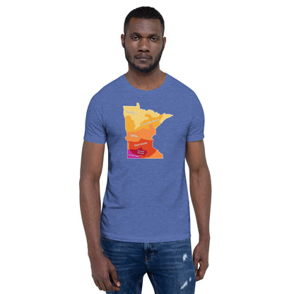 Minnesota Slang Weather Map T-shirt (Unisex) - Ope Life
