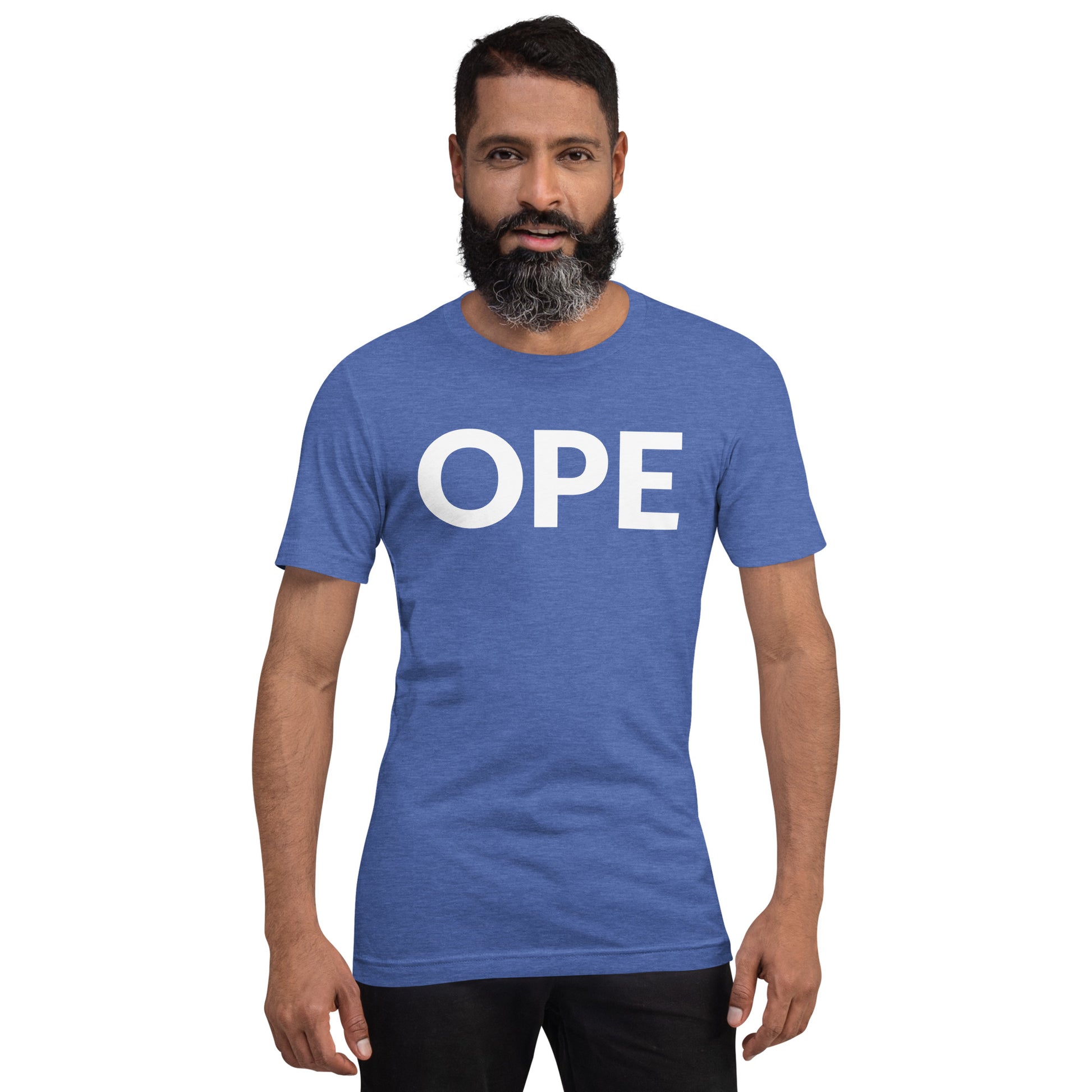 Ope, let me just sneak past you there (front/back) Unisex T-Shirt - Ope Life