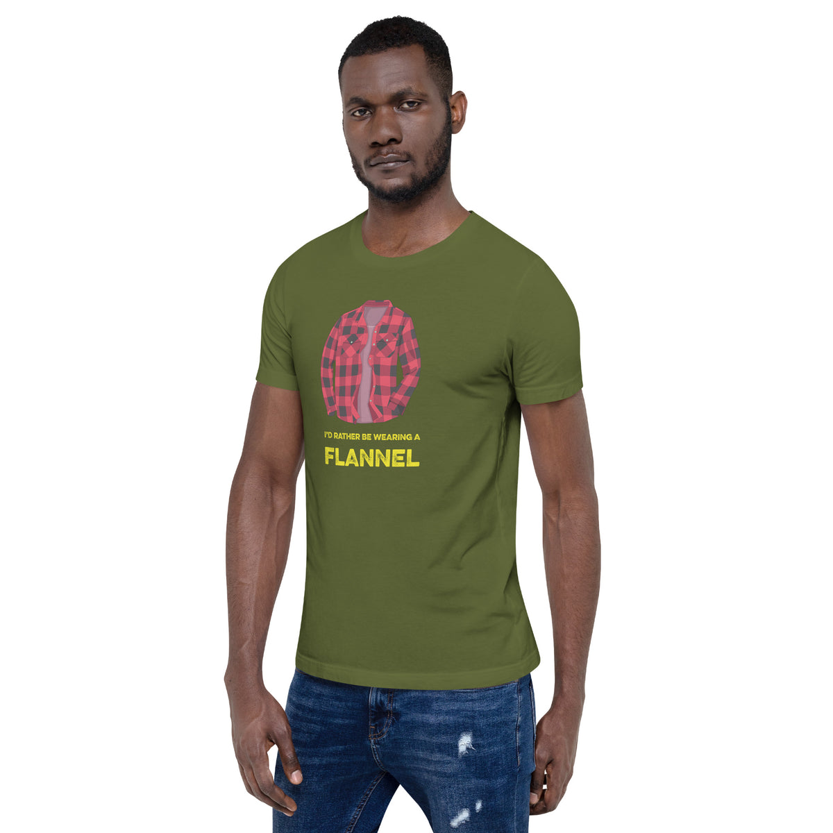I'd Rather Be Wearing a Flannel - Unisex T-Shirt - Ope Life