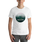 Circle Forest Duluth Minnesota Unisex T-Shirt - White / XS - Ope Life